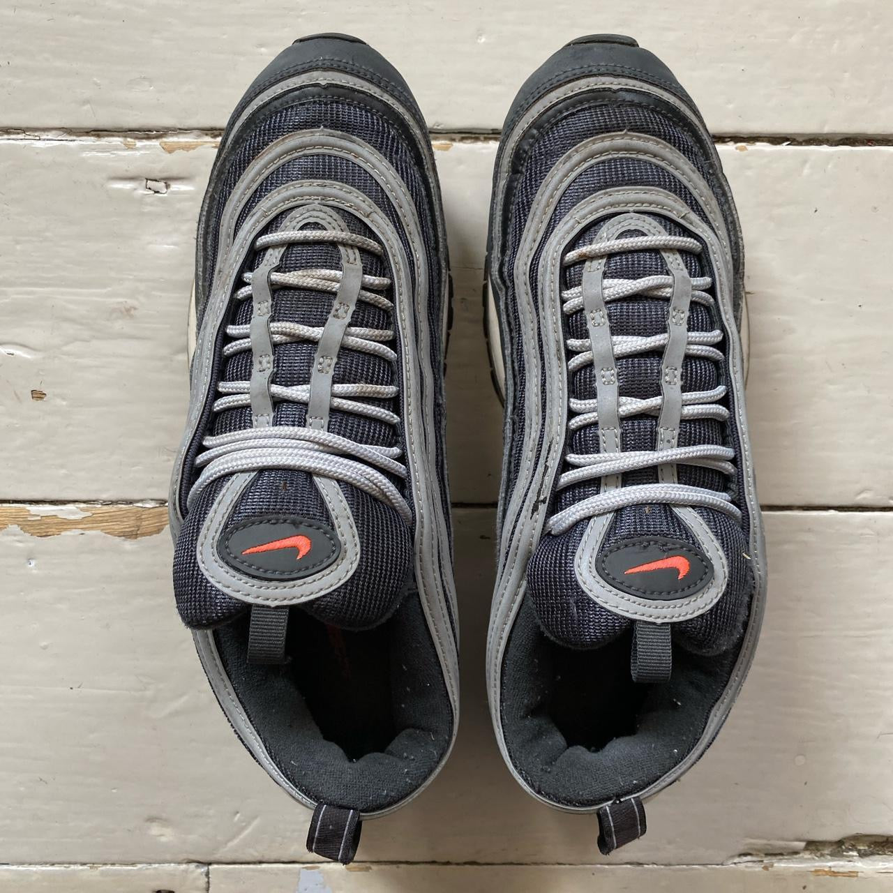 Nike Air Max 97 Grey and Orange (UK 9)