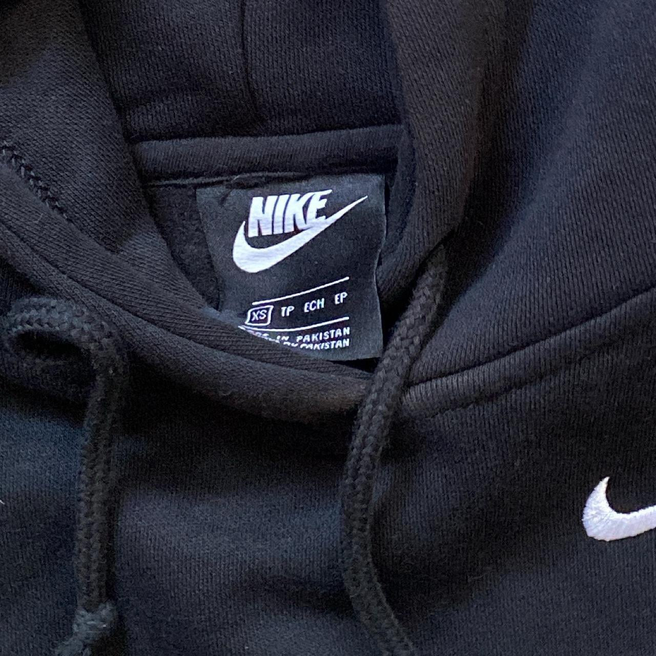 Nike Swoosh Black Hoodie (XS)