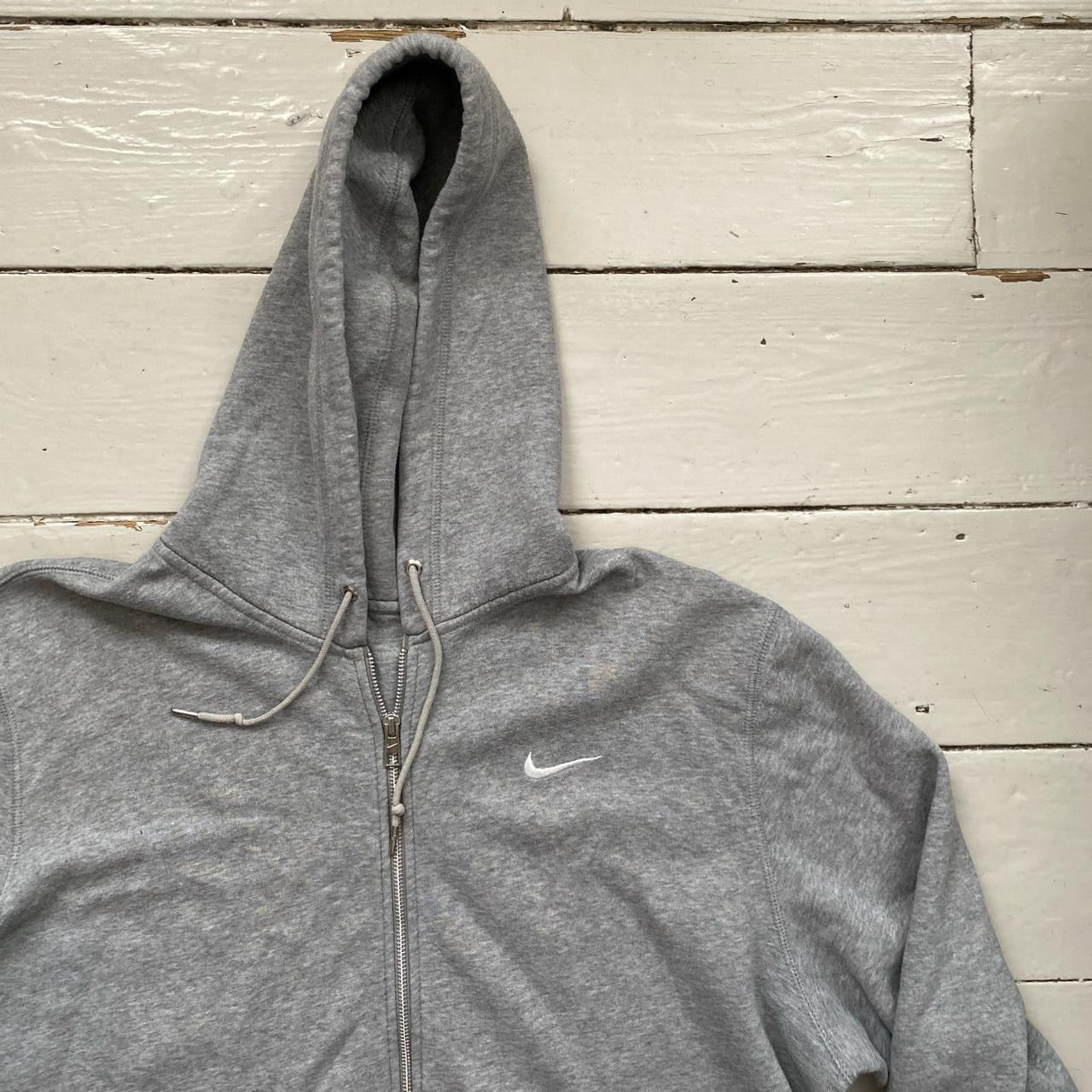 Nike Swoosh Grey Hoodie (XXL)