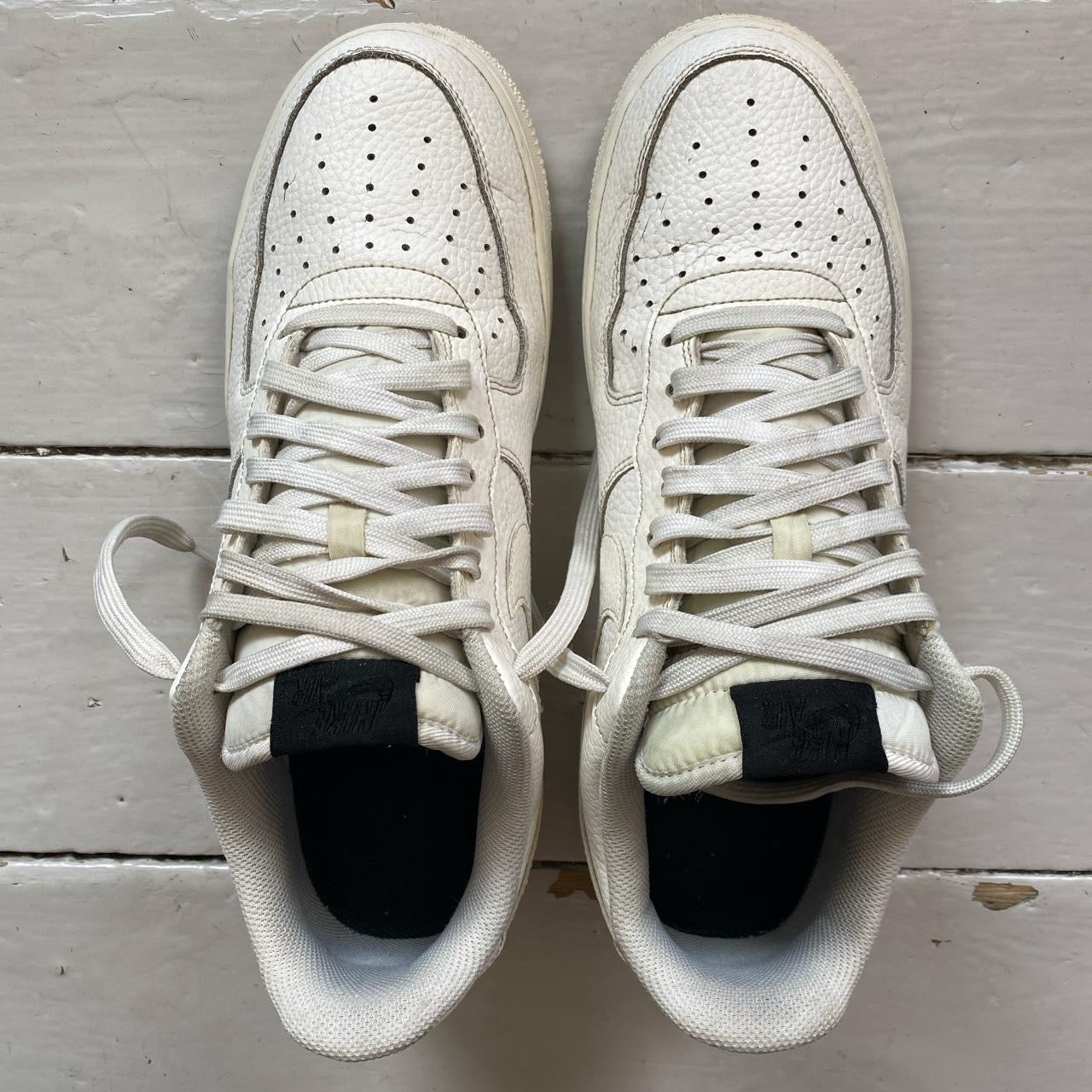 Nike Air Force 1 White and Black (UK 10)