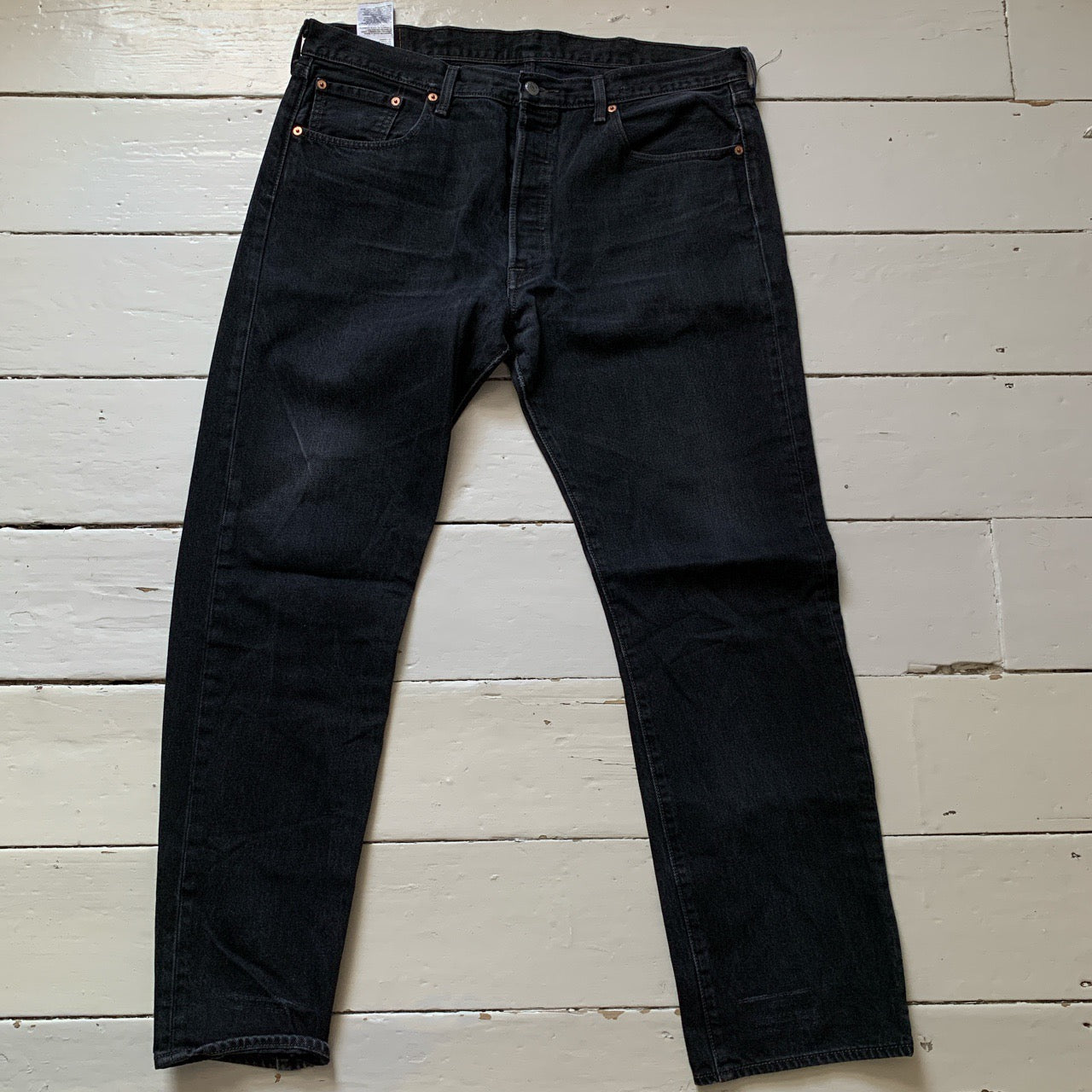Levis 501 Black Jeans (38/32)