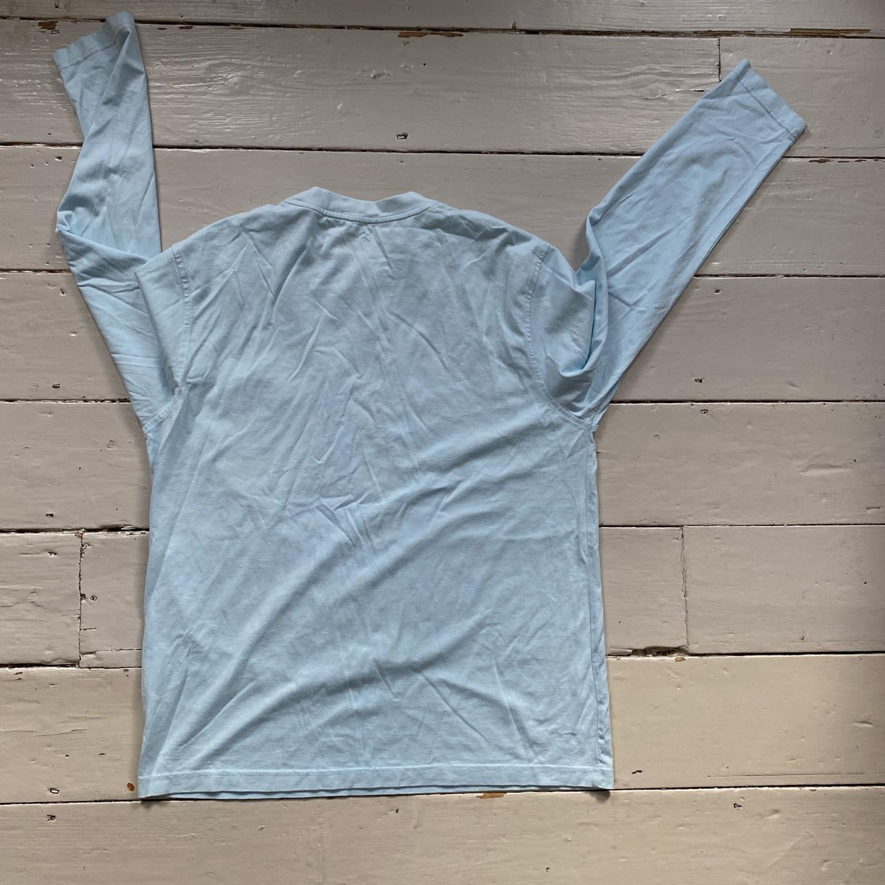 Burberry London Blue Long Sleeve T-Shirt (Medium)