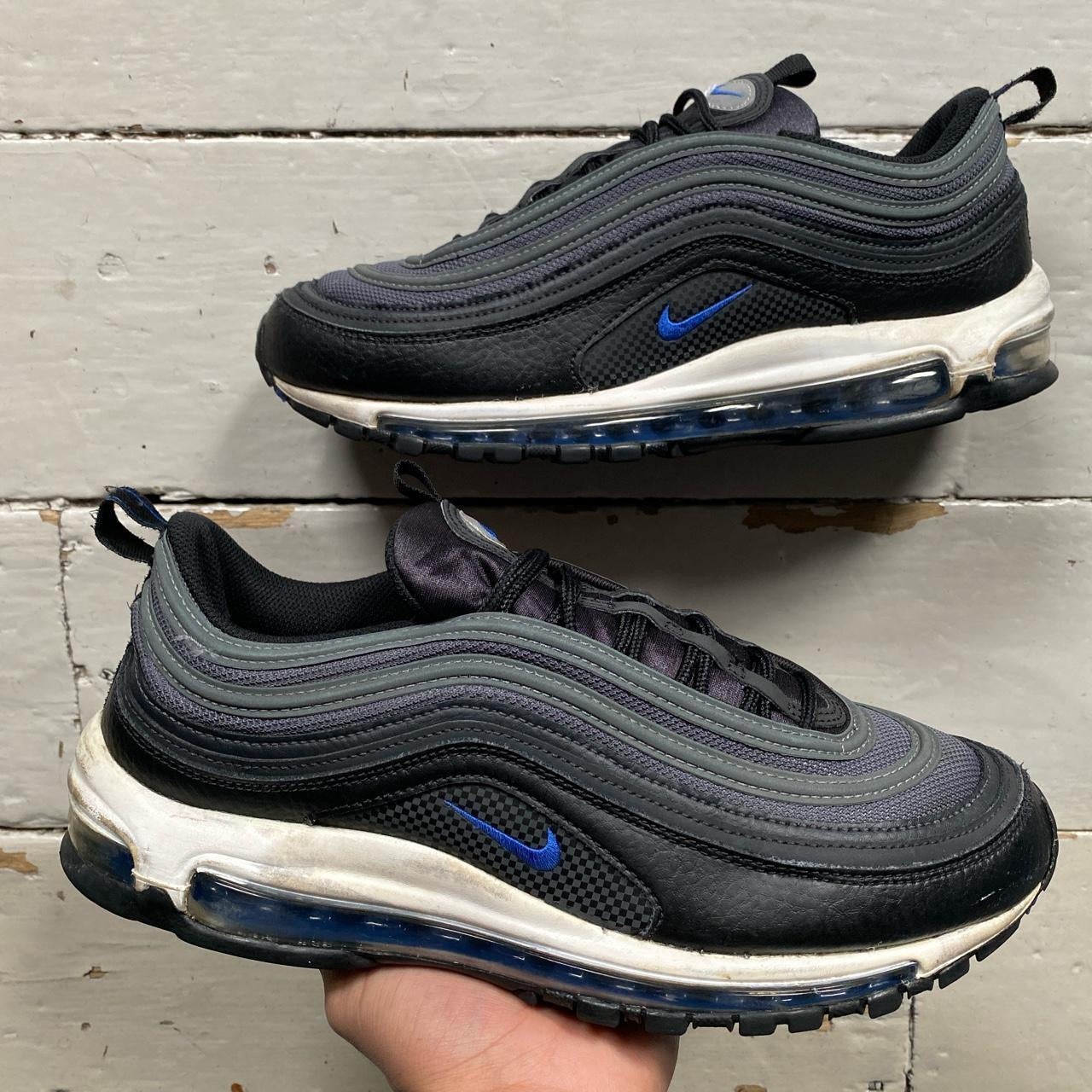 Nike Air Max 97 Black Grey Blue (UK 10)