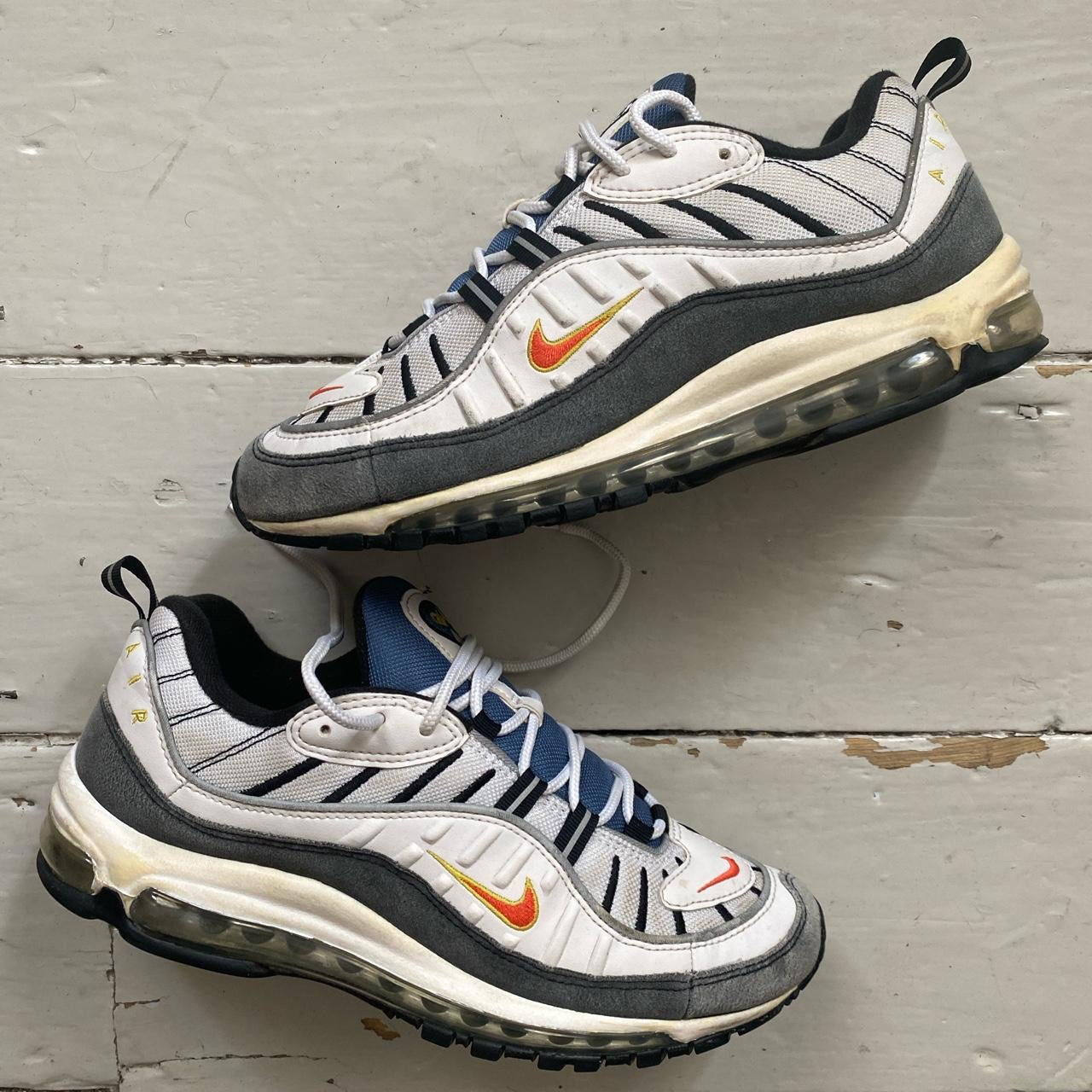 Nike Air Max 98 Team Orange UK 9 Wear Garson