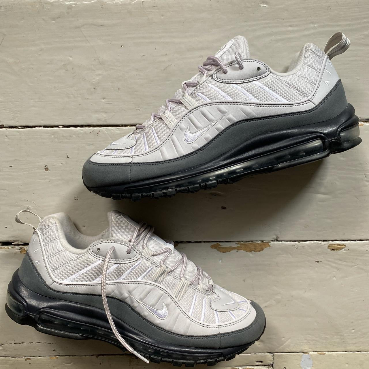 Nike Air Max 98 Grey and White (UK 11)