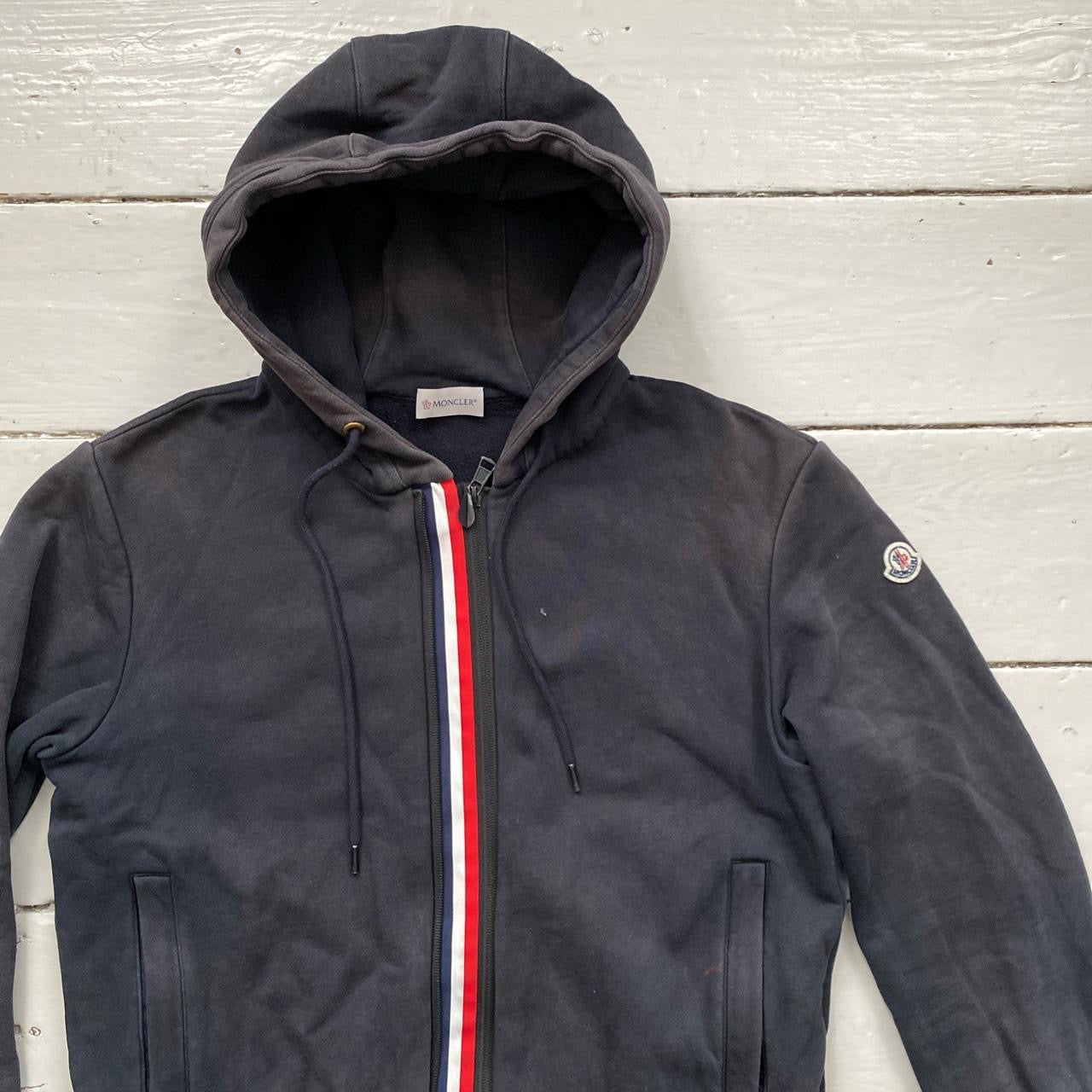 Moncler Navy Hoodie (Medium)