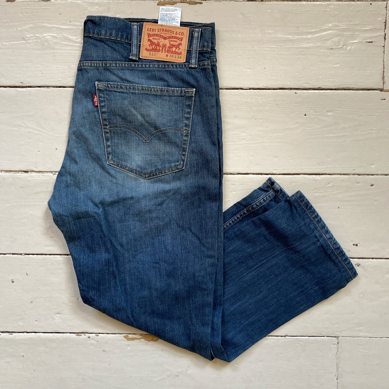 Levis 511 Navy Jeans (38/28)