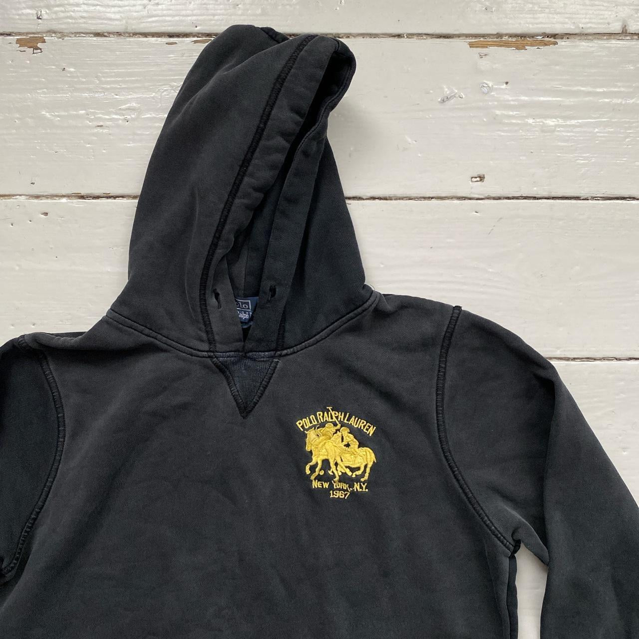 Polo Ralph Lauren Black Hoodie (XL fits Medium)