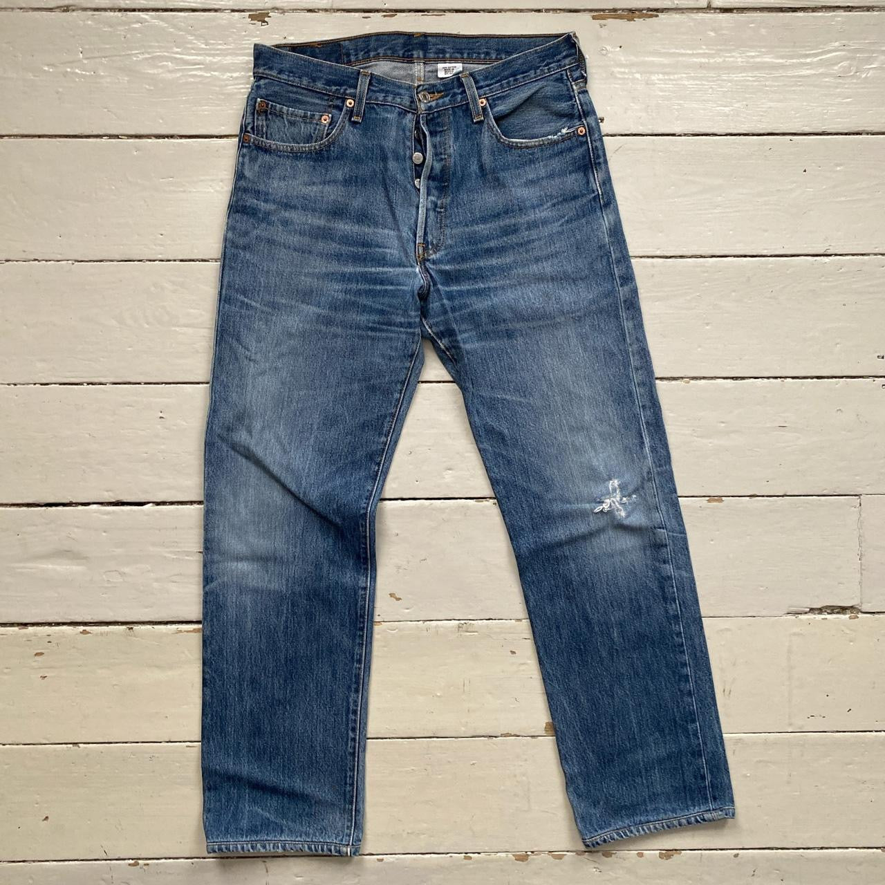 Levis 501 Light Blue Jeans (33/33)