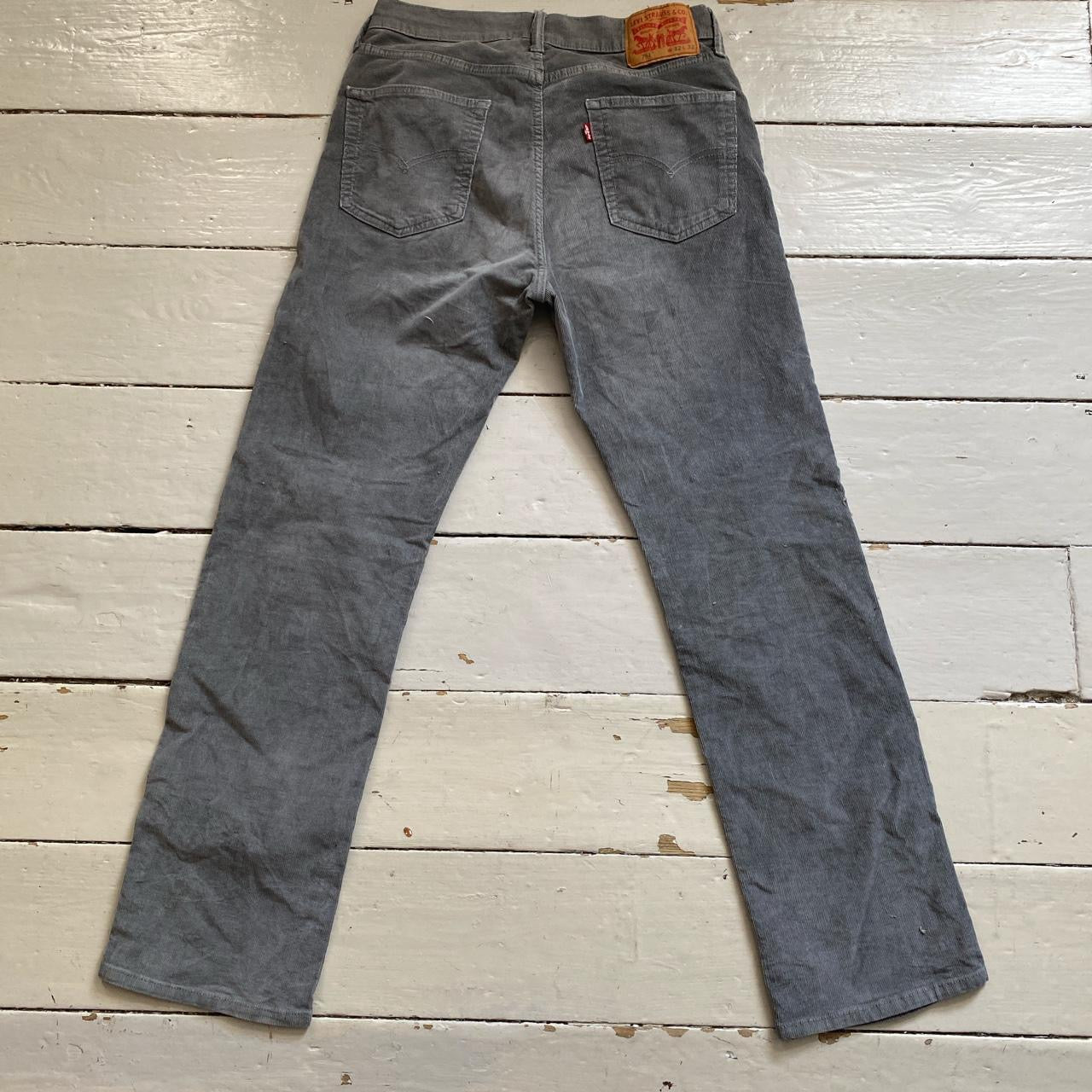 Levis 761 Grey Corduroy Jeans (32/32)