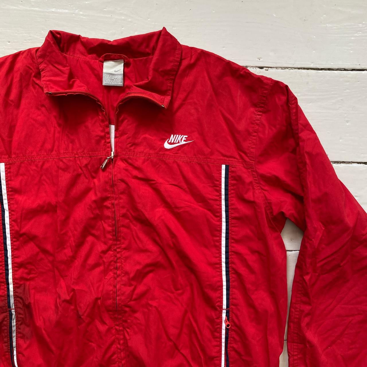 Nike Vintage Red Tracksuit Jacket (XL)