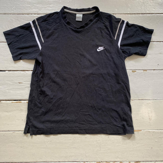 Nike Swoosh Black T Shirt (Large)