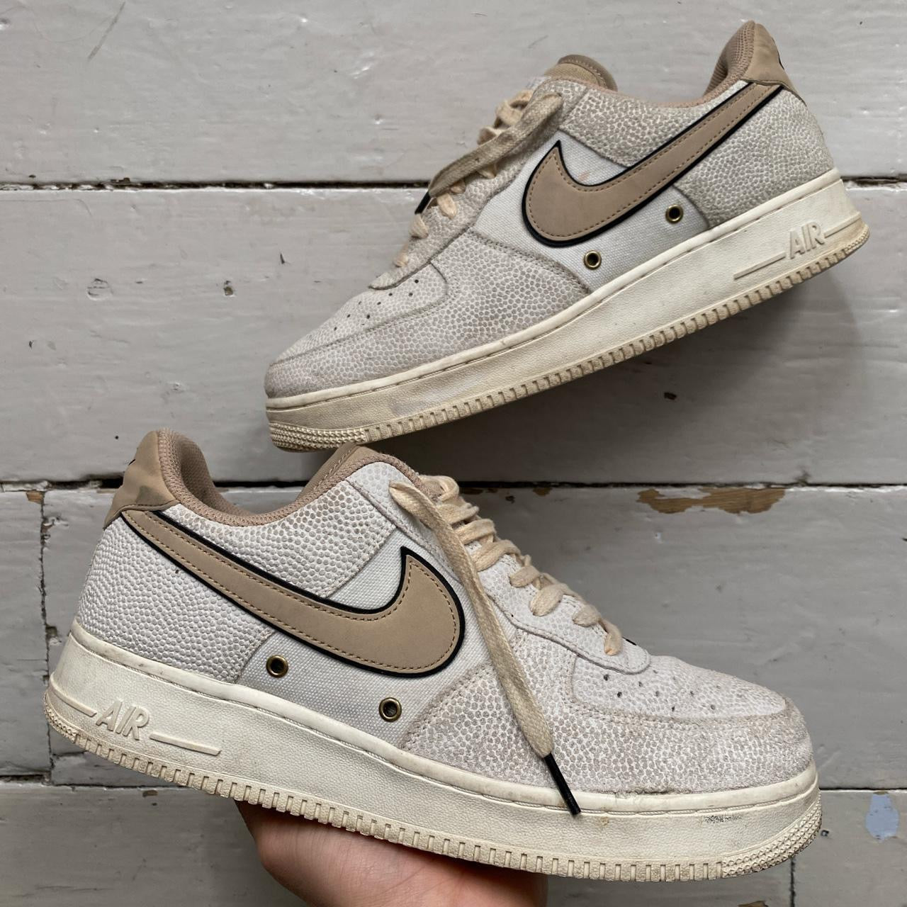 Nike Air Force 1 Sail Linen Beige (UK 8)