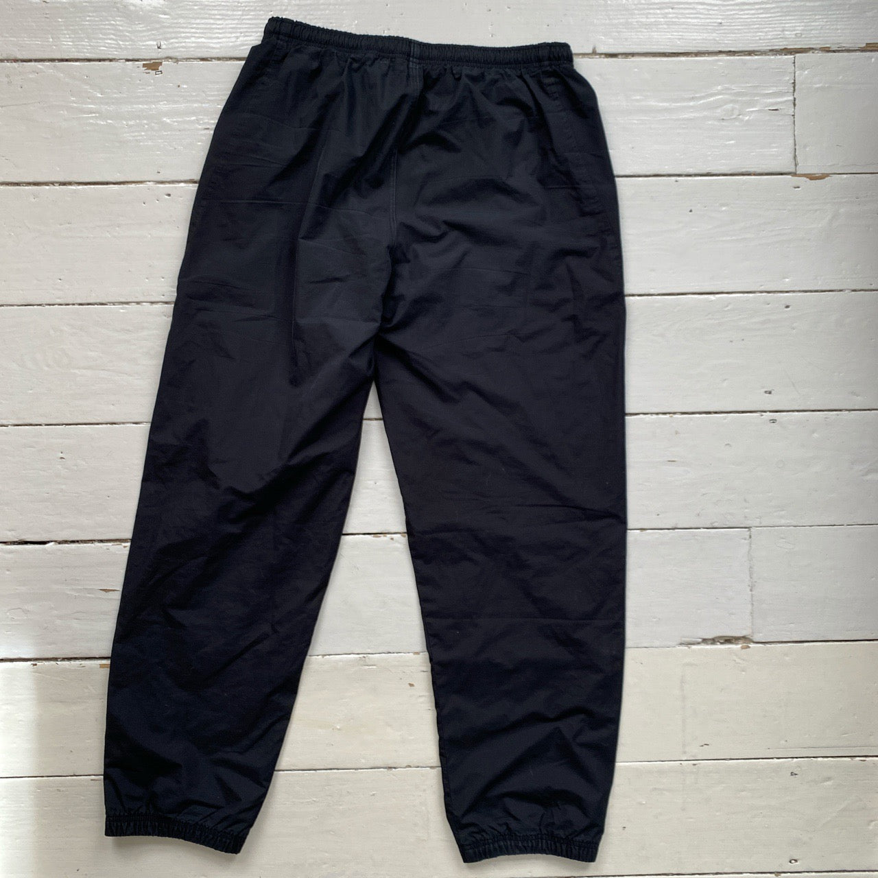 Nike White Swoosh Black Shell Bottoms (XL)