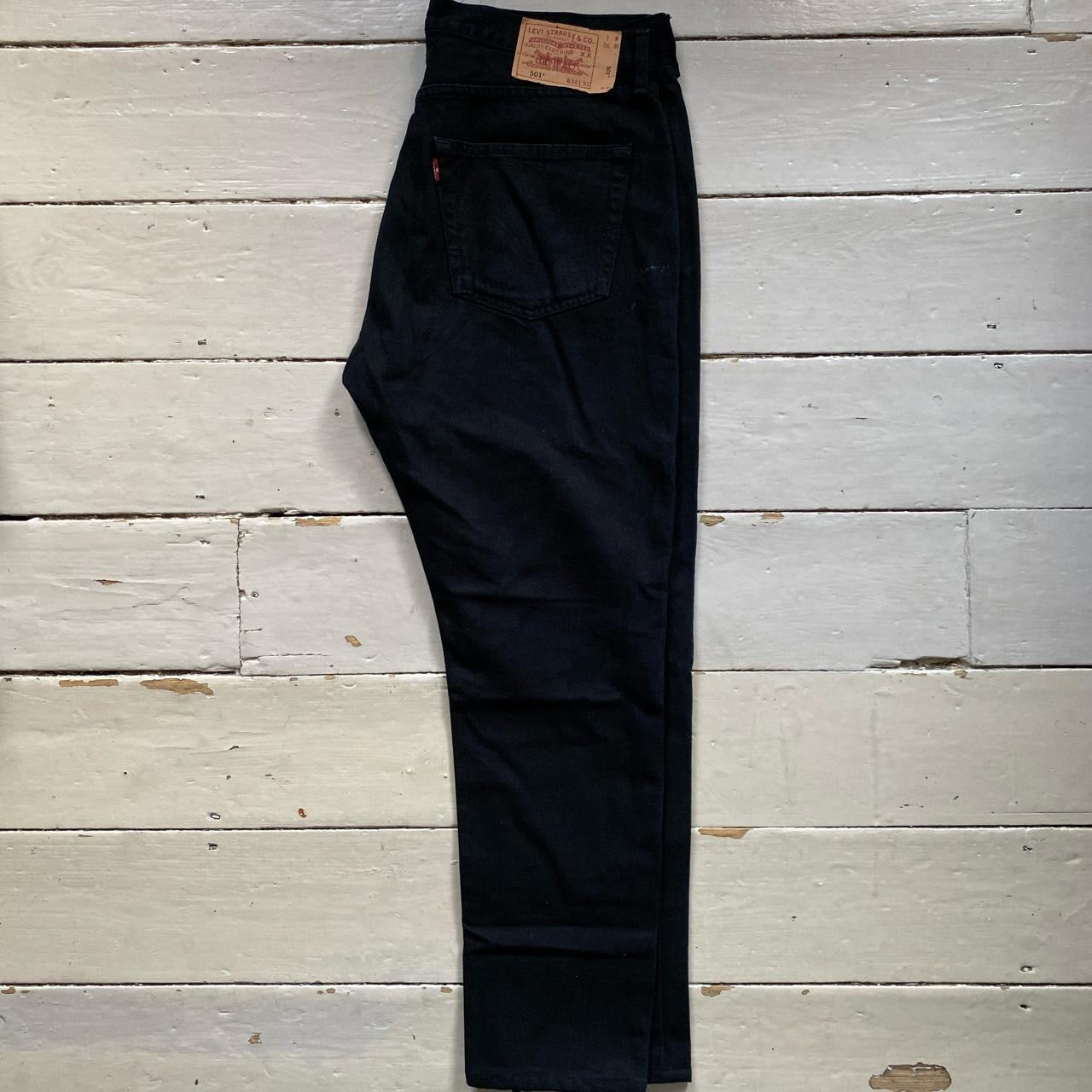 Levis 501 Black Jeans (38/30)