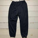 Nike Swoosh Black and White Joggers (Large)