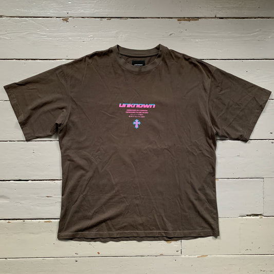 Unknown London Brown T Shirt (XL)