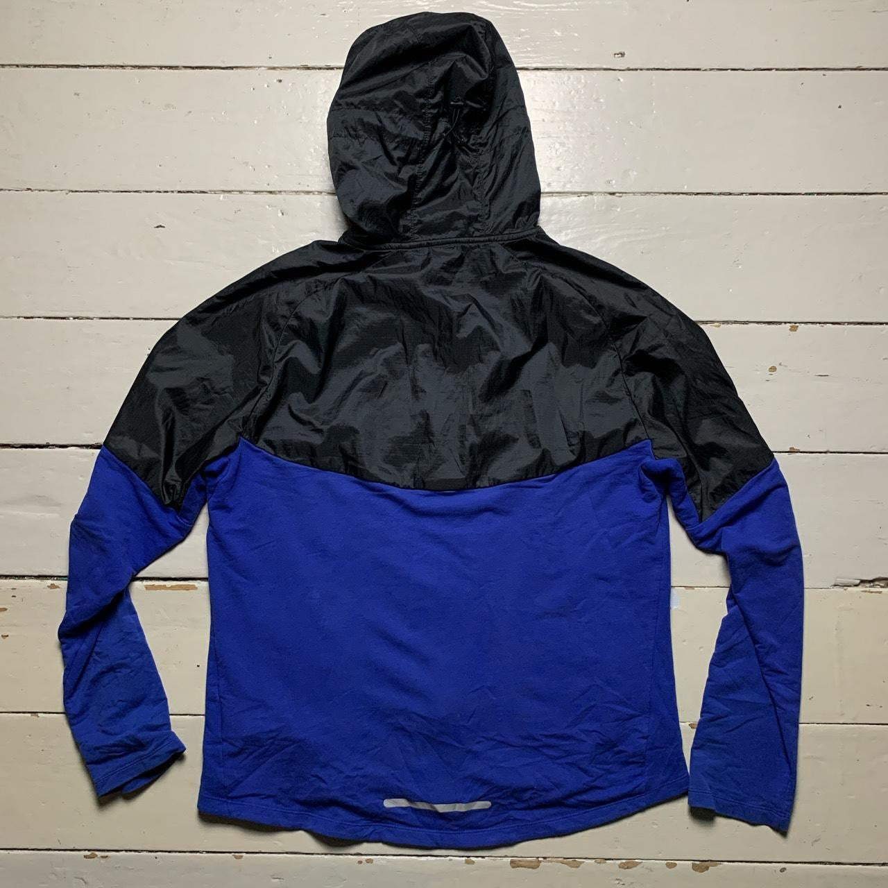 Nike Running Jacket Black Blue (XL)