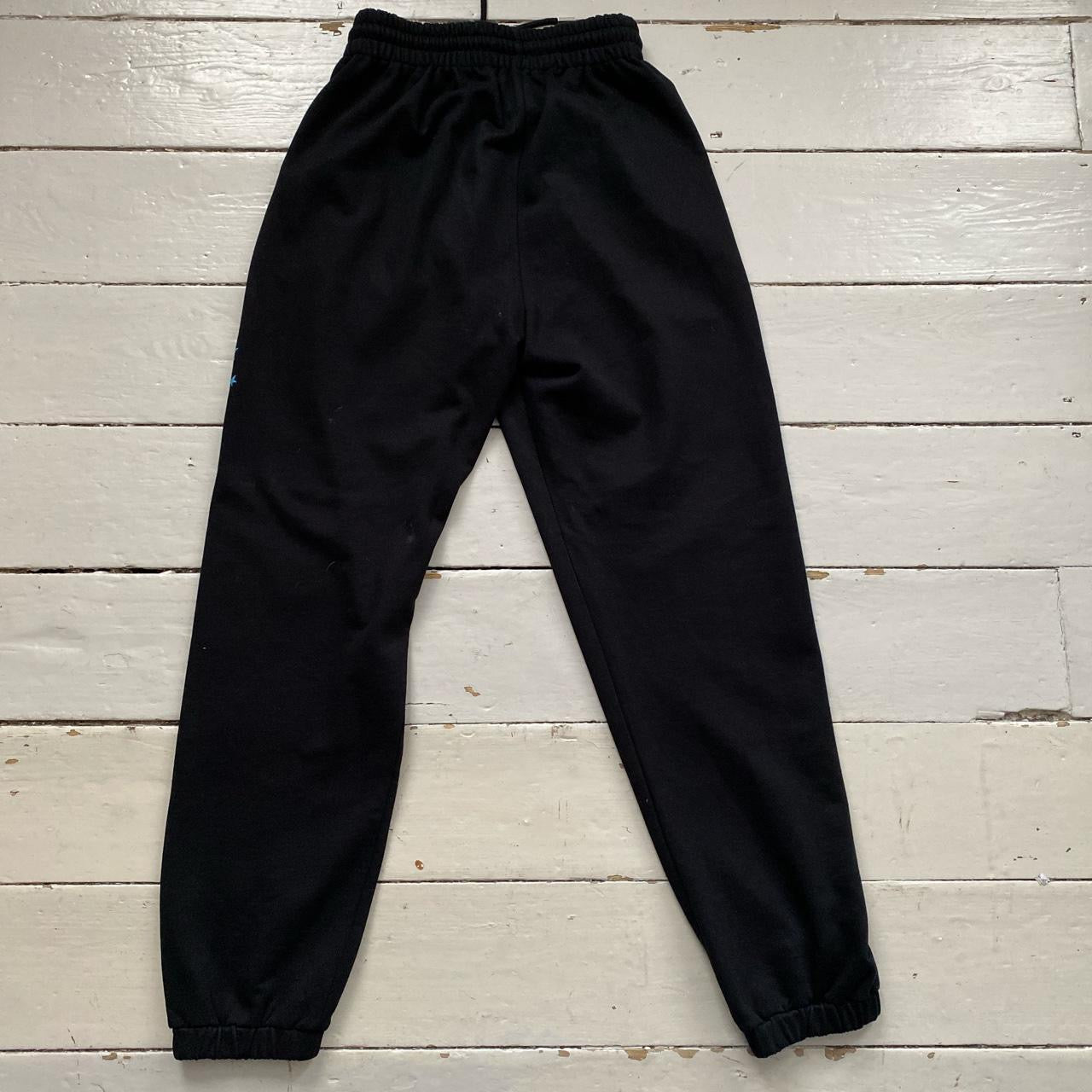 Unknown London Puff Print Black Joggers (Medium)