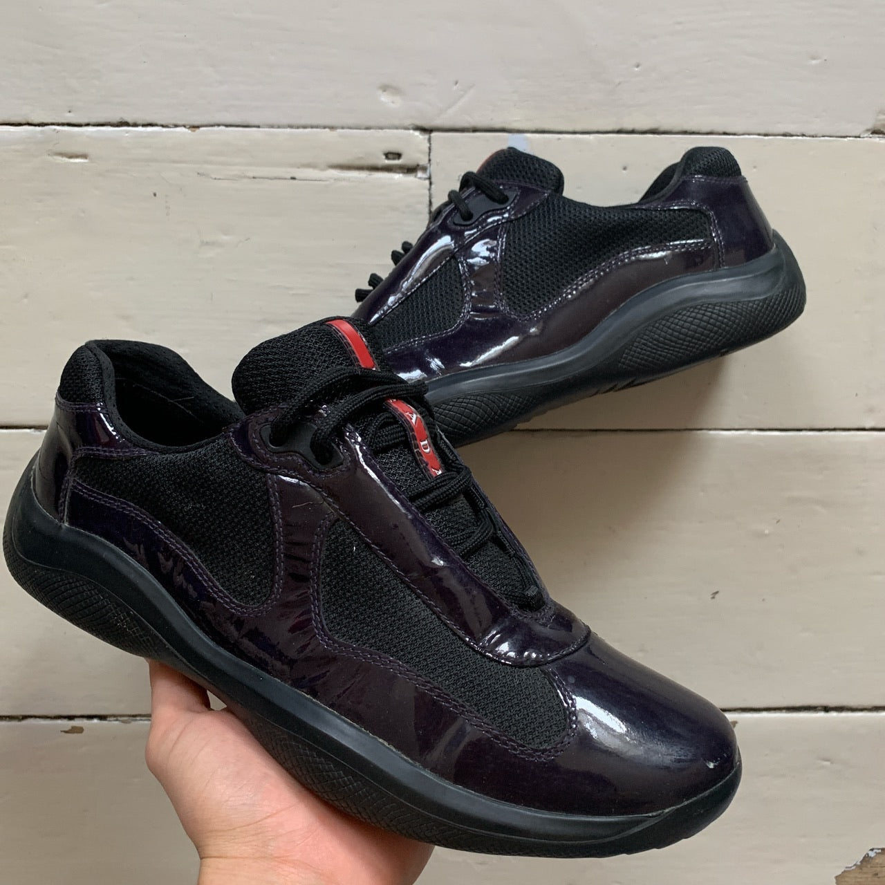 Prada Americas Cup Purple Patent (UK 7.5)