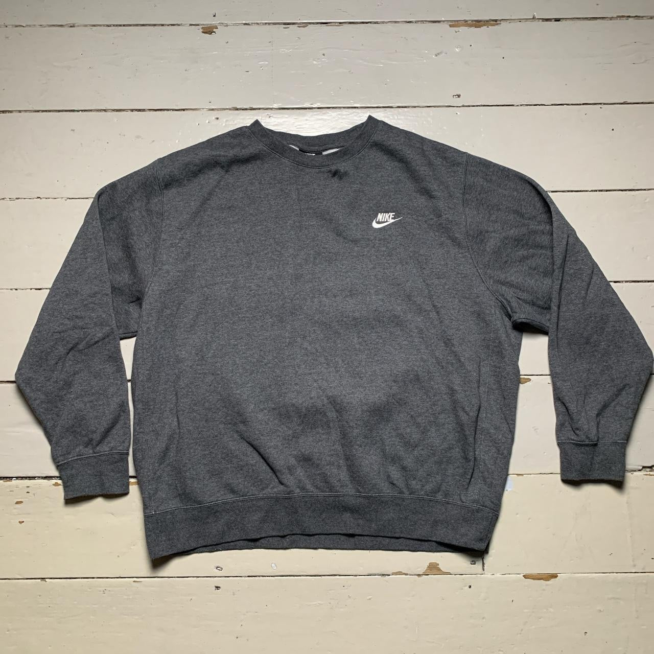 Nike Swoosh Grey Jumper (XL)