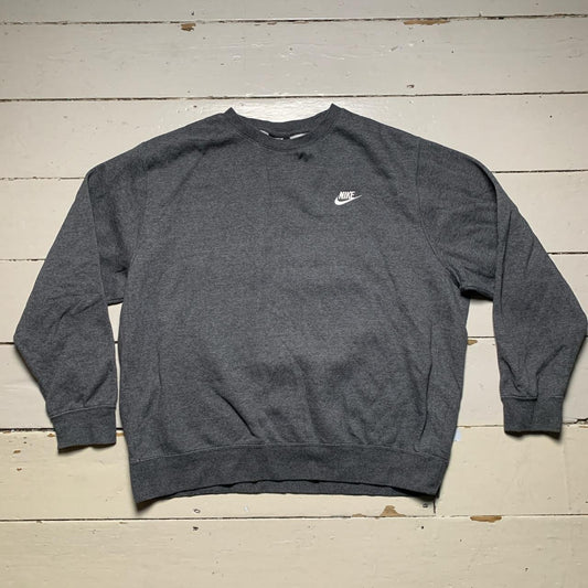 Nike Swoosh Grey Jumper (XL)