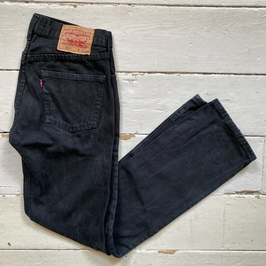 Levis 501 Black Jeans (30/32)