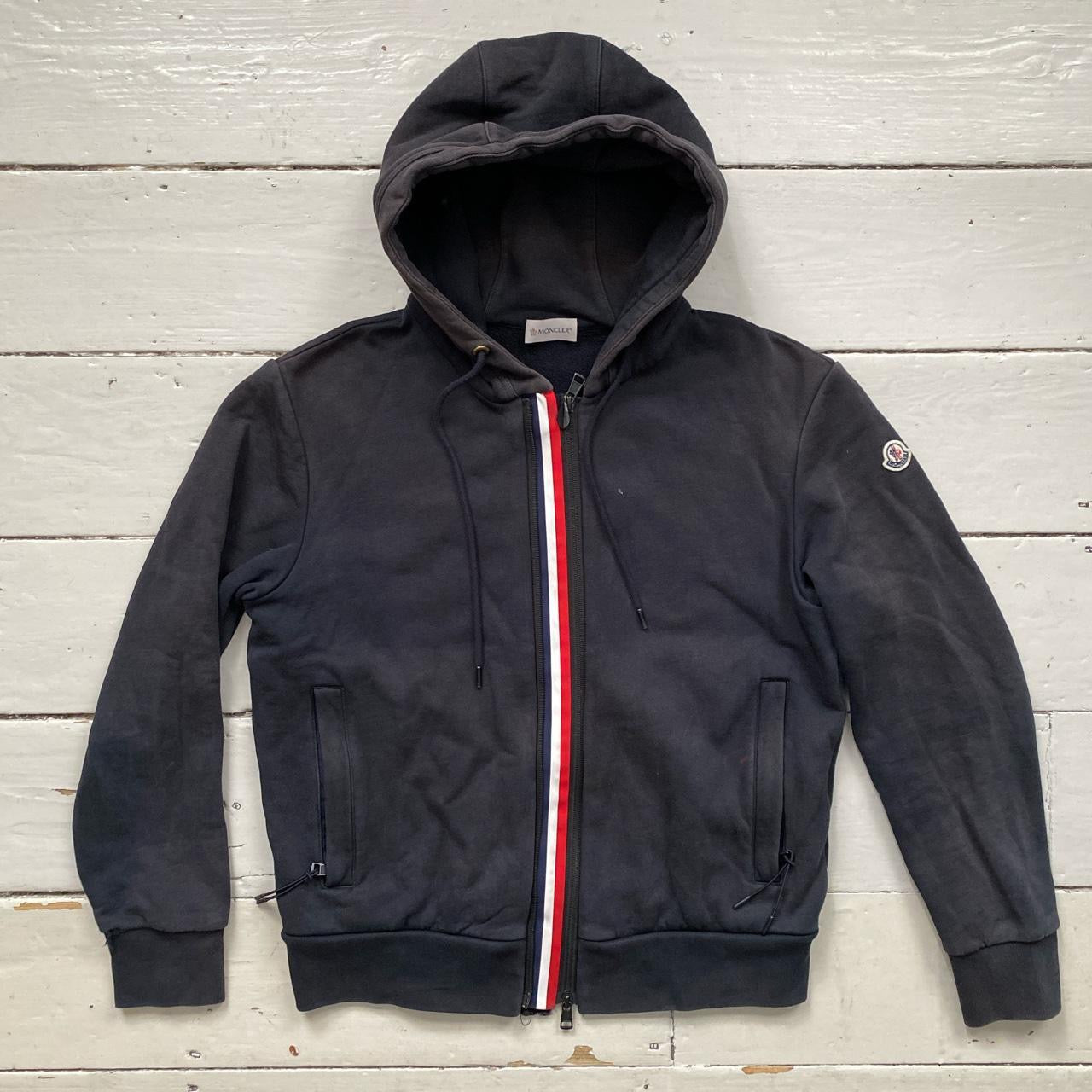 Moncler Navy Hoodie (Medium)