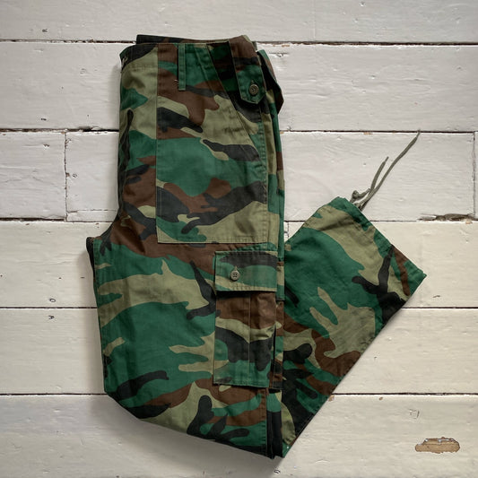 Camouflage Combat Cargo Trousers (38/32)