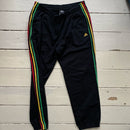 Adidas Rasta Colours Black Joggers (XL)