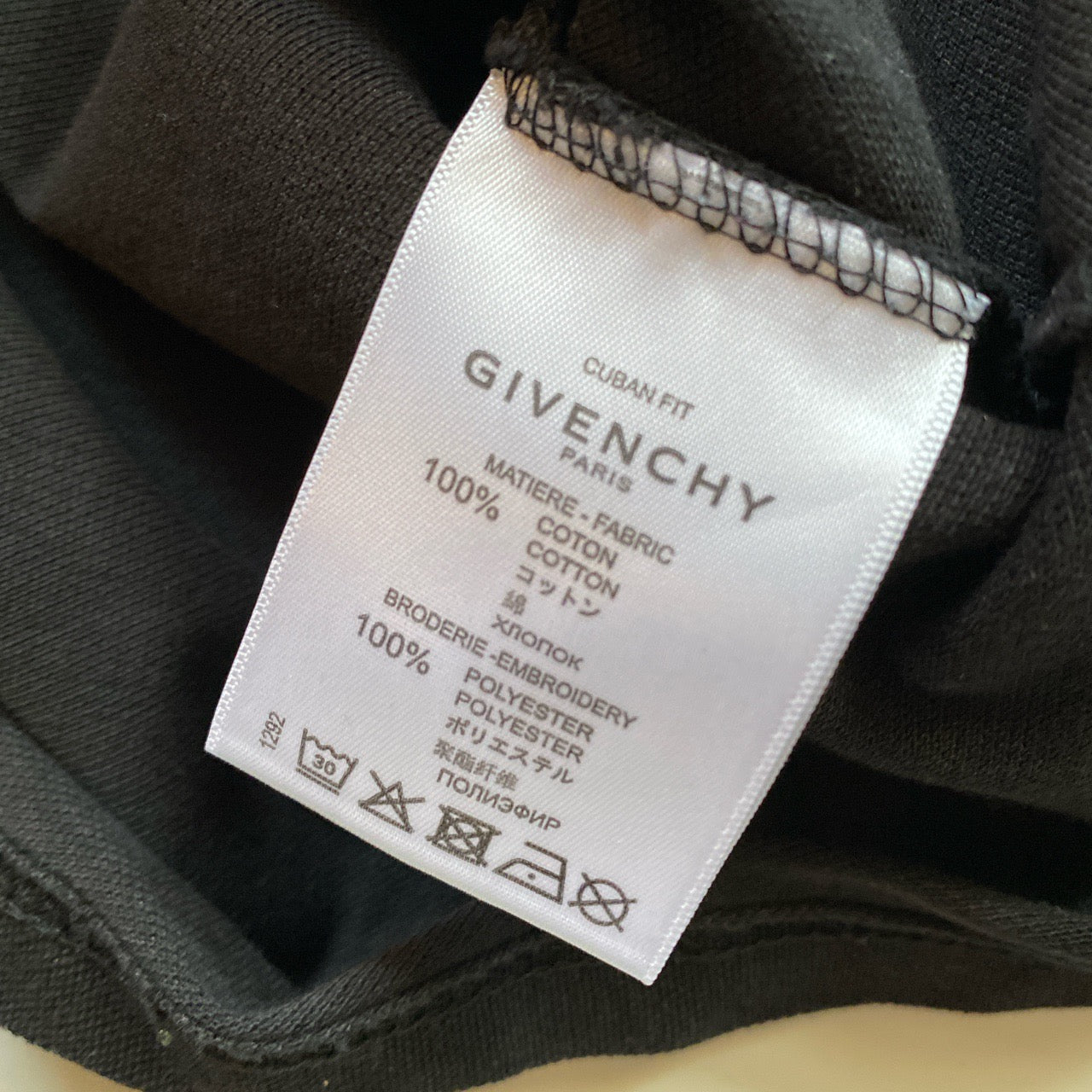 Givenchy Black Polo (XL)