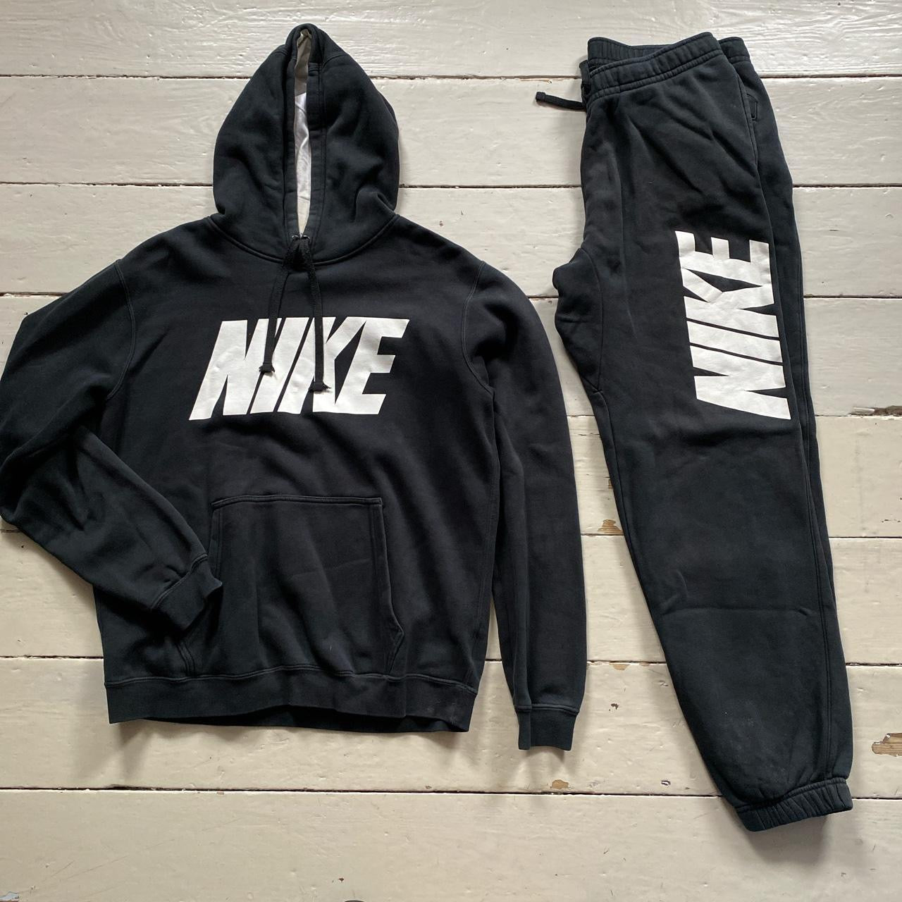 Nike Club Full Tracksuit Black (Medium)