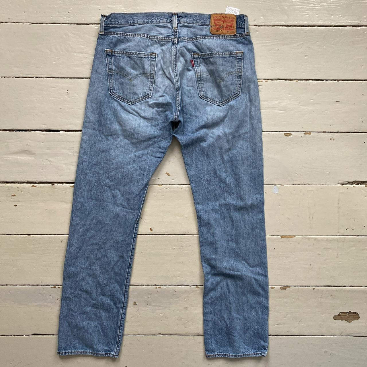 Levis 501 Light Blue Jeans (34/32)