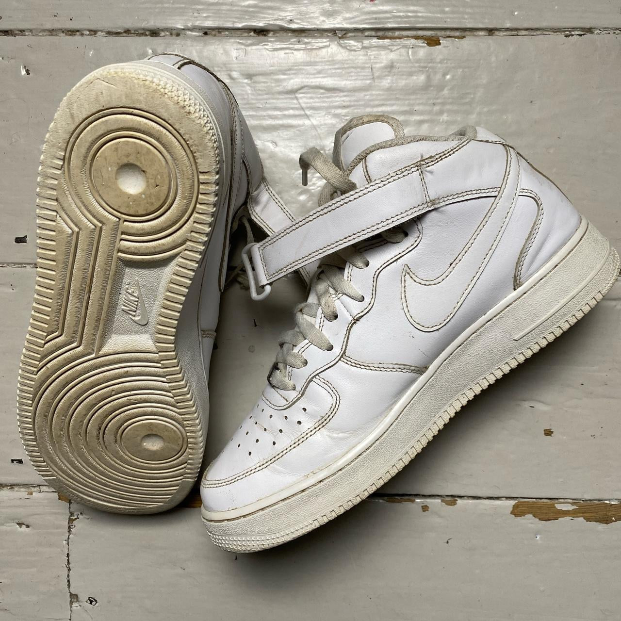 Nike Air Force 1 Mid White (UK 8)