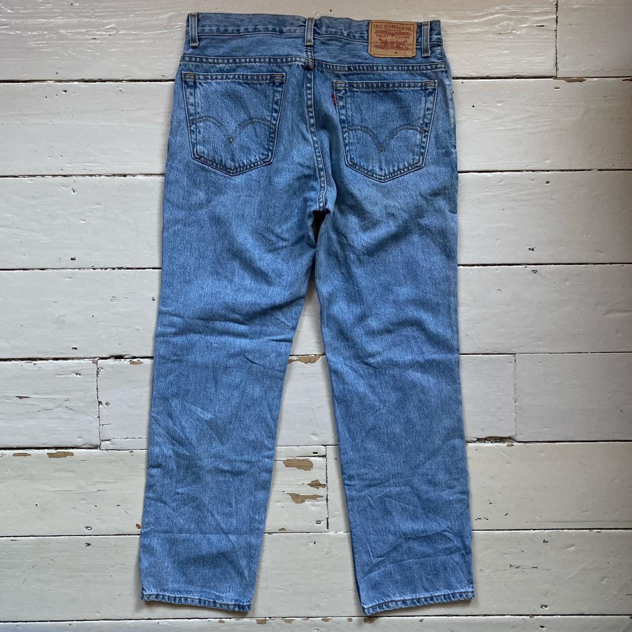 Levis 516 Light Blue Jeans (33/30)