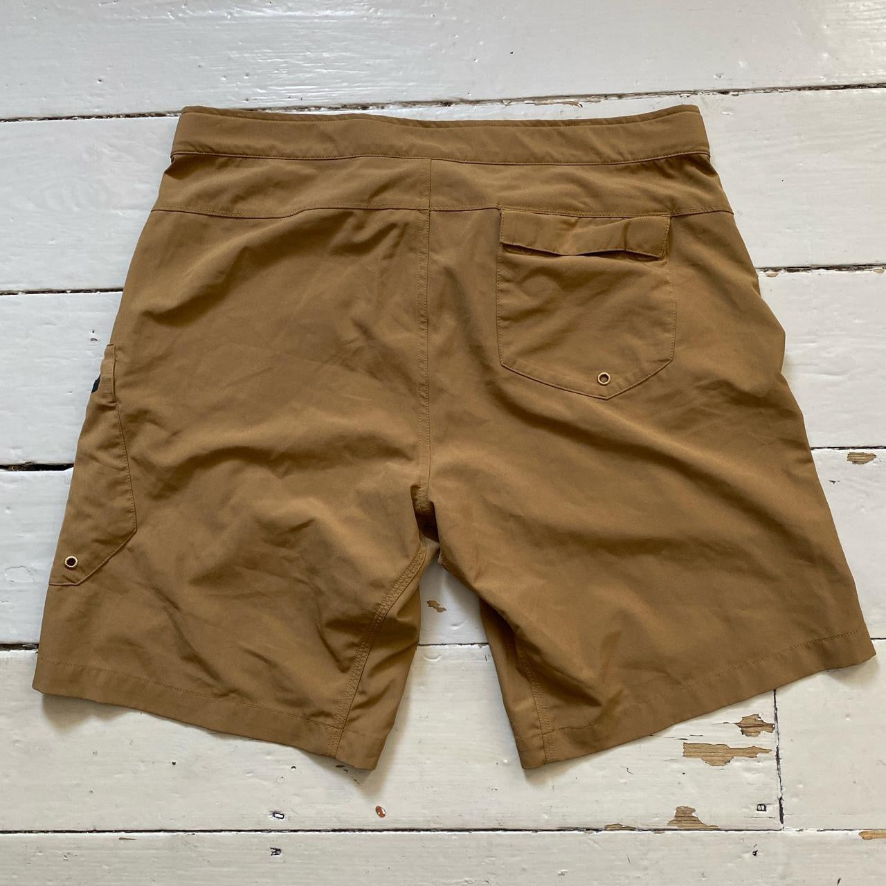 The North Face Khaki Brown Cargo Shorts (36W)