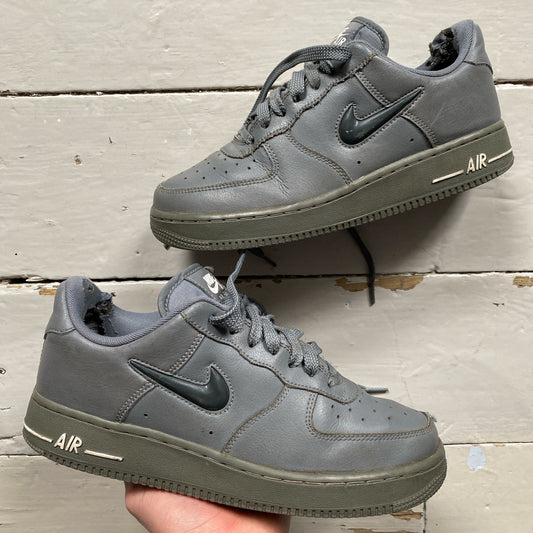Nike Air Force 1 Grey Jewel (UK 6)