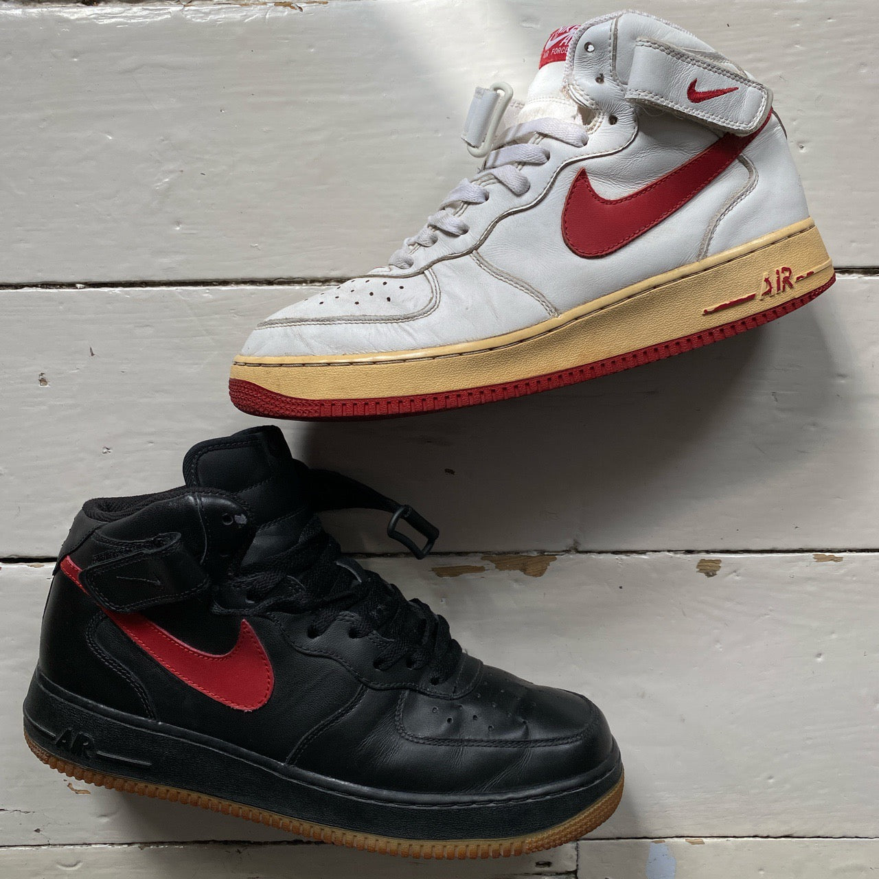 Nike Air Force 1 Mid Vintage Mismatch Colours (UK 10)