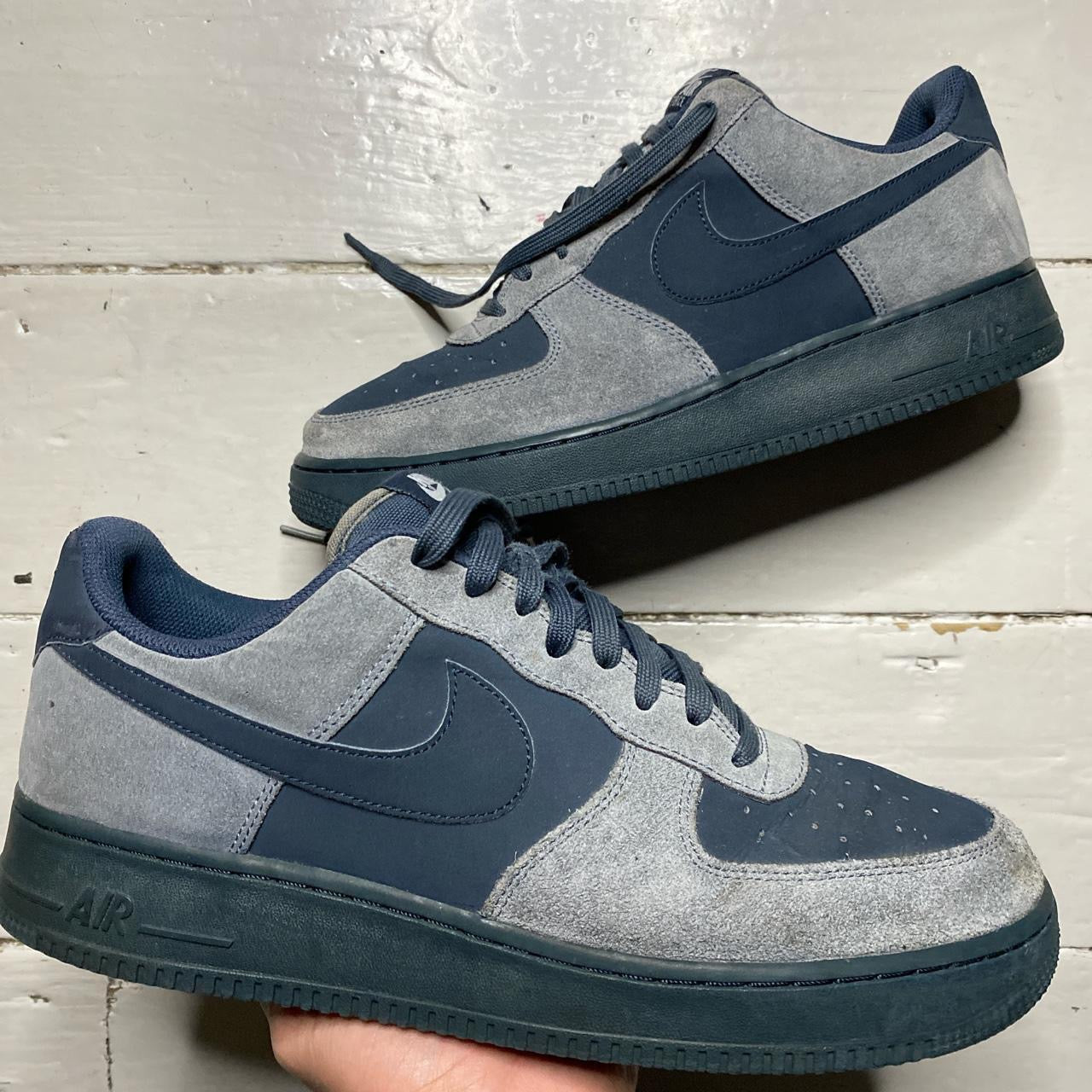 Nike Air Force 1 Navy and Grey (UK 11)