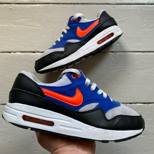 Nike Air Max 1 Blue Orange Black (UK 6)