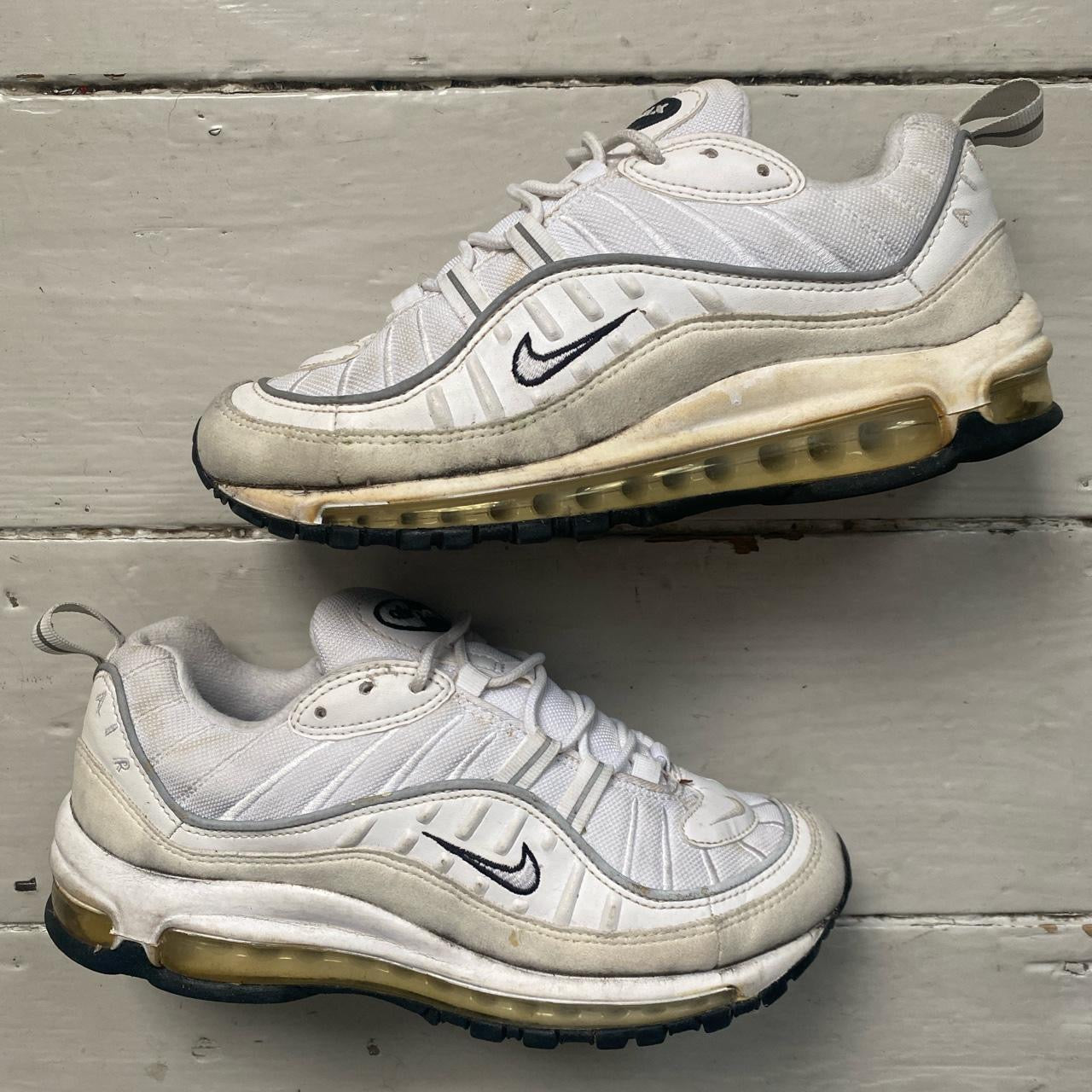 Nike Air Max 98 White Reflect Silver (UK 6.5)