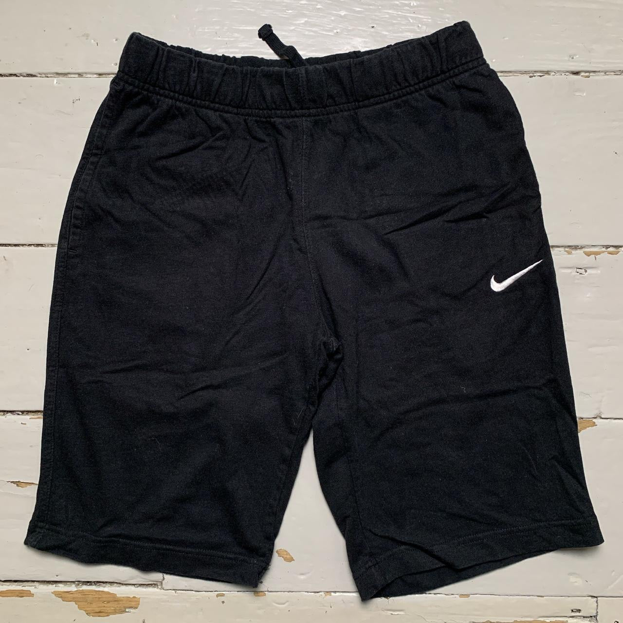 Nike Swoosh Black Shorts (Small)