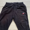 Nike Swoosh Spellout Black Joggers (Medium)