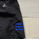 Adidas Black and Blue Shorts Womens (Small)