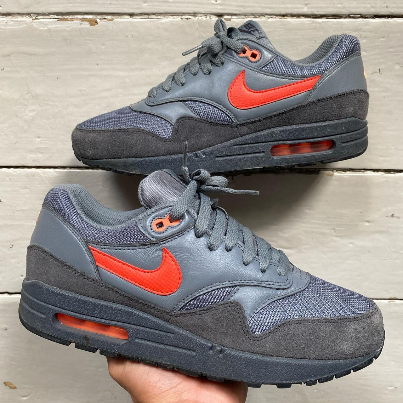 Nike Air Max 1 Anthracite Orange (UK 8)