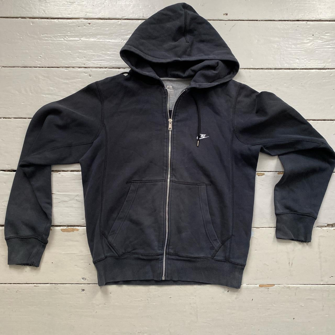 Nike Swoosh Black Hoodie (Small)