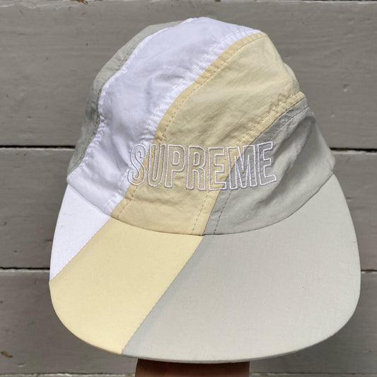 Supreme White Yellow Cream Cap