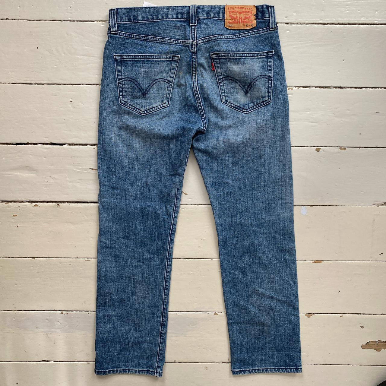 Levis 501 Blue Jeans (32/30)