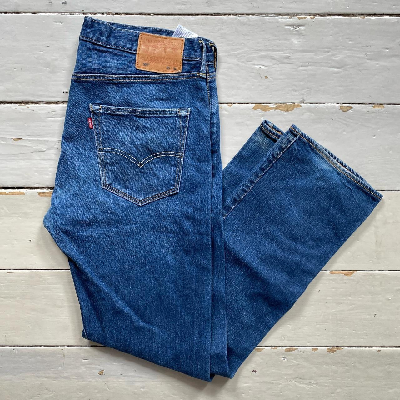 Levis 501 Blue Jeans (36/33)