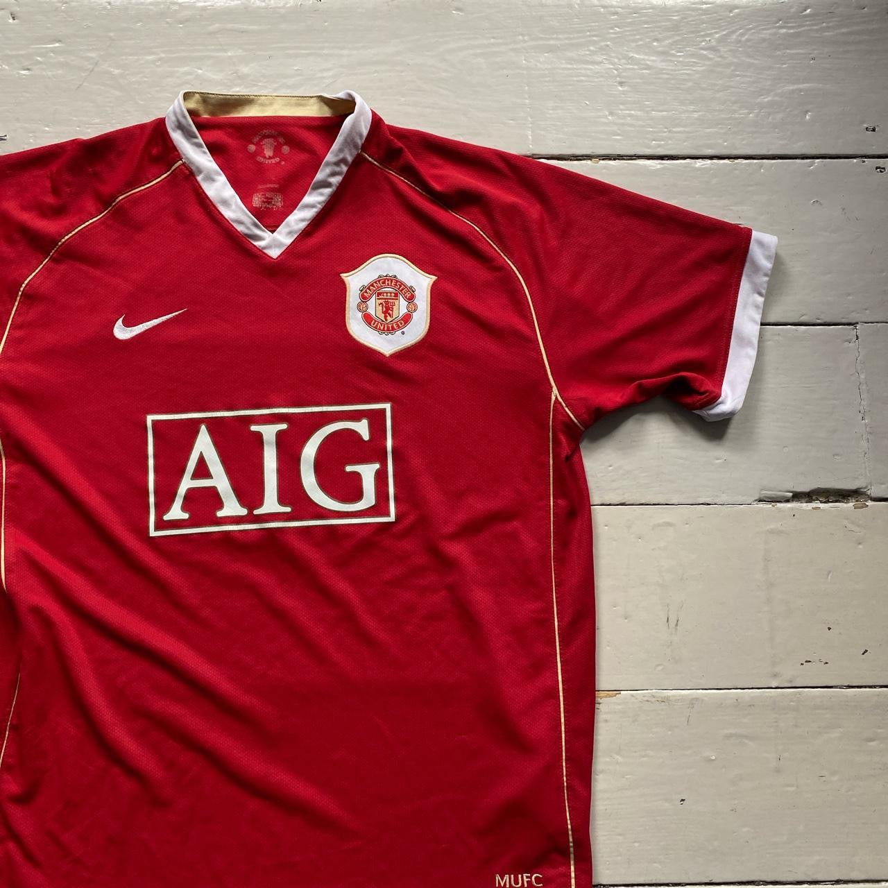 Nike AIG Manchester United Football Jersey (Large)